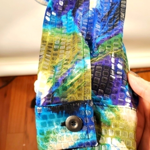 Notations multicolor Jacket Shiny Size Large - Picture 12 of 16